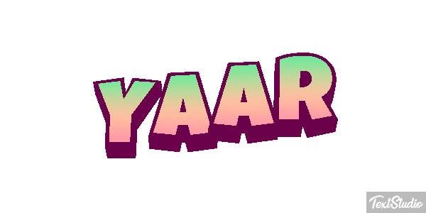Yaar Text effect