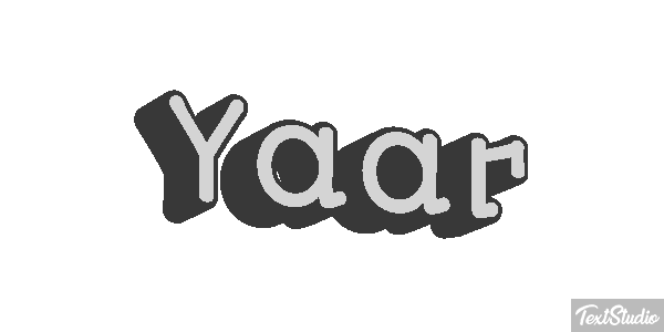 Yaar Text effect
