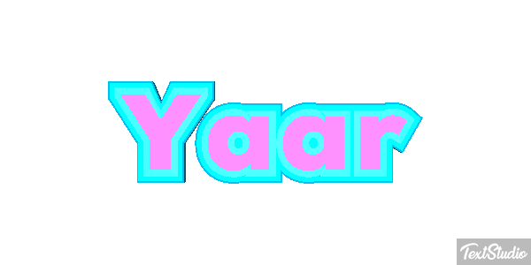 Yaar Text effect