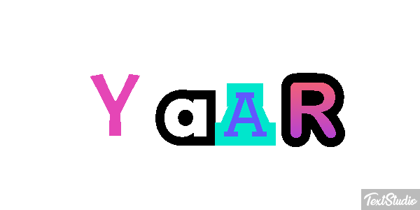 Yaar Text effect