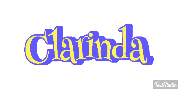 Clarinda Texteffekt