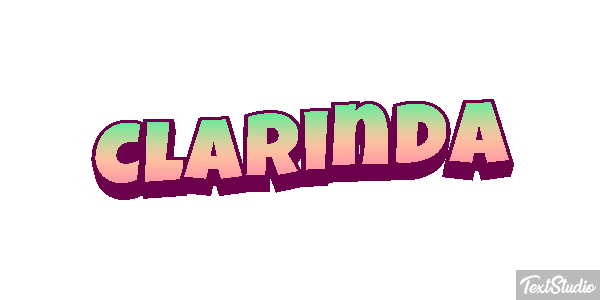 Clarinda Texteffekt
