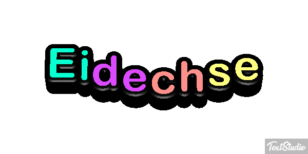 Eidechse Efeito do texto