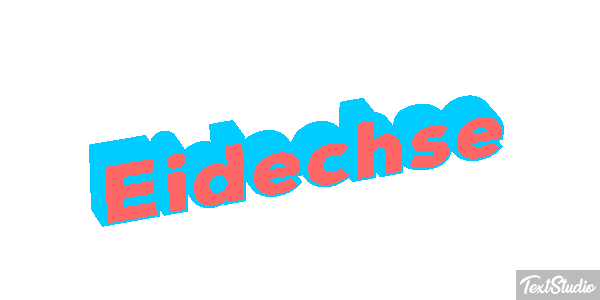 Eidechse Efeito do texto