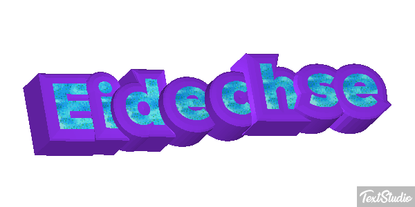 Eidechse Efeito do texto