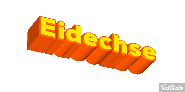 Eidechse Efeito do texto