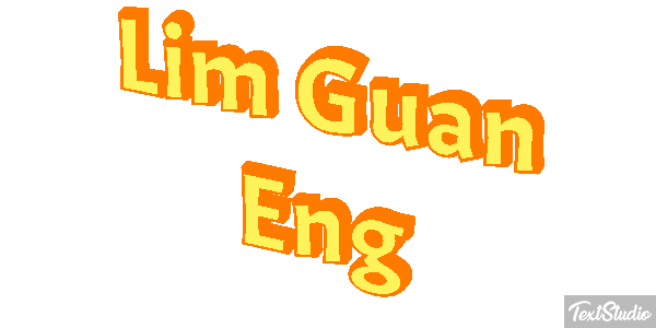 Lim Guan Eng Text effect