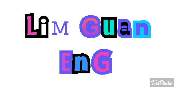 Lim Guan Eng Text effect