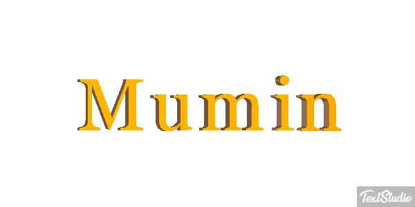 Mumin Текстовый эффект