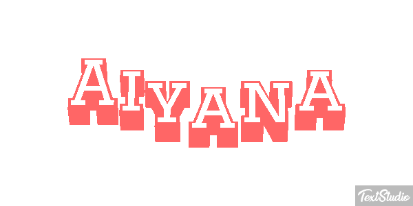 Aiyana Text effect