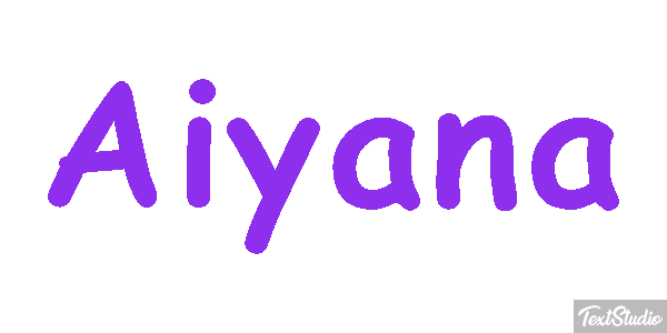 Aiyana Text effect