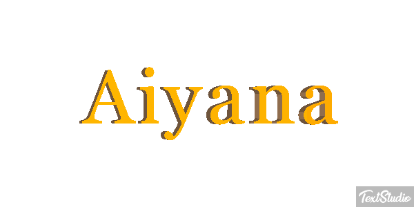 Aiyana Text effect
