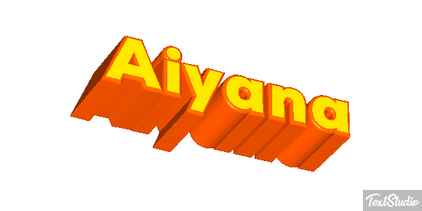 Aiyana Text effect