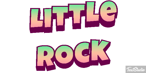 Little Rock Texteffekt