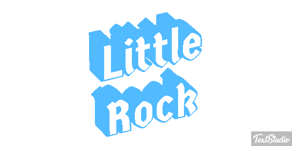 Little Rock Texteffekt
