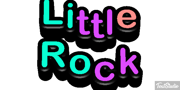 Little Rock Texteffekt