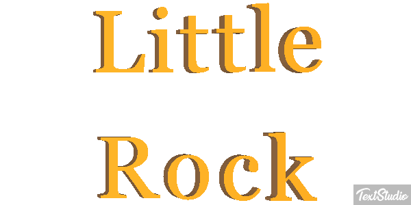 Little Rock Texteffekt