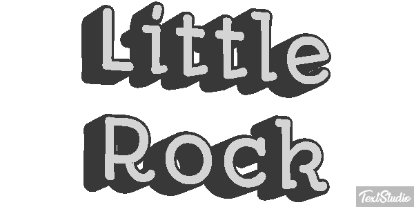 Little Rock Texteffekt