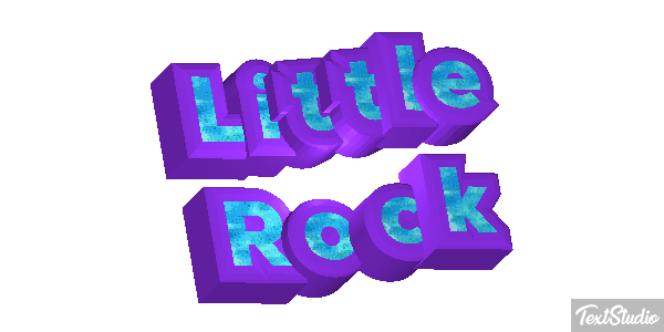 Little Rock Texteffekt
