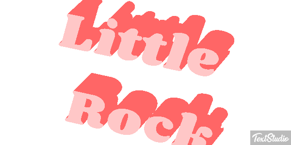 Little Rock Texteffekt