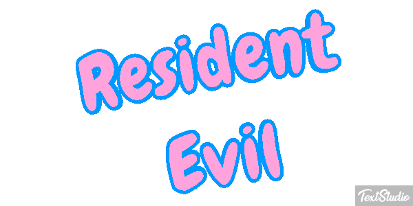 Resident Evil Effetto testo