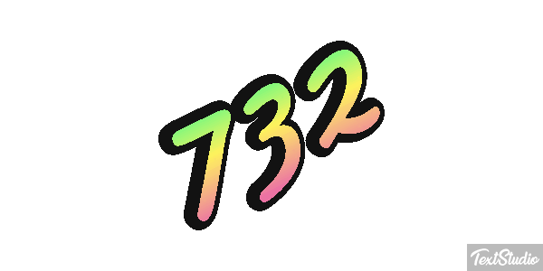 732 Texteffekt