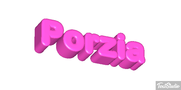 Porzia Текстовый эффект