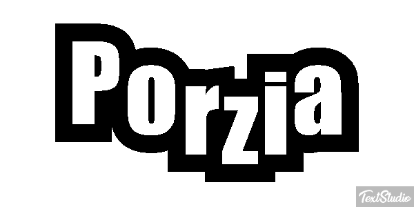 Porzia Текстовый эффект