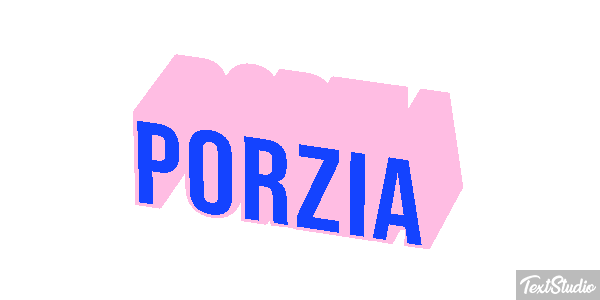 Porzia Текстовый эффект