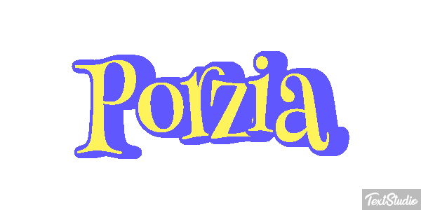 Porzia Текстовый эффект
