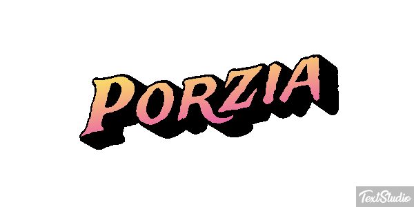 Porzia Текстовый эффект