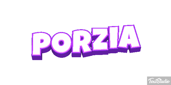Porzia Текстовый эффект