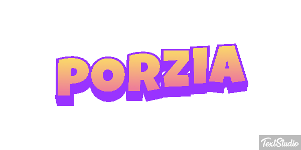 Porzia Текстовый эффект