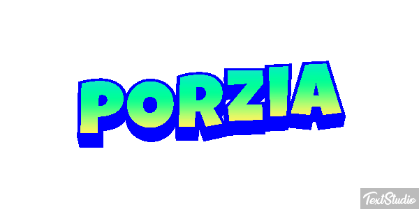 Porzia Текстовый эффект