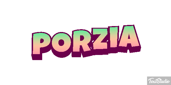 Porzia Текстовый эффект