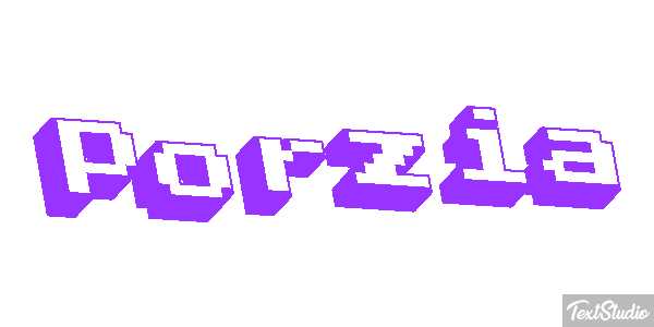 Porzia Текстовый эффект