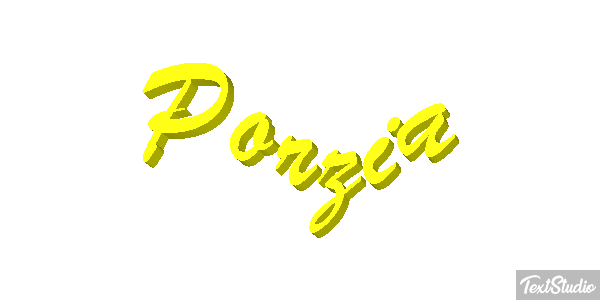 Porzia Текстовый эффект