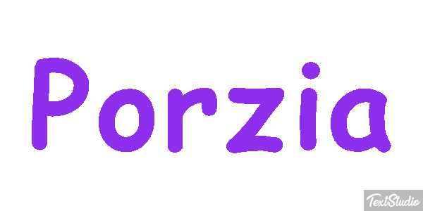 Porzia Текстовый эффект