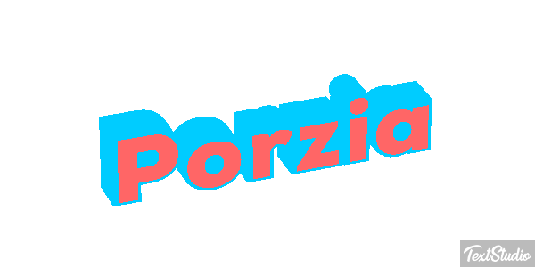 Porzia Текстовый эффект