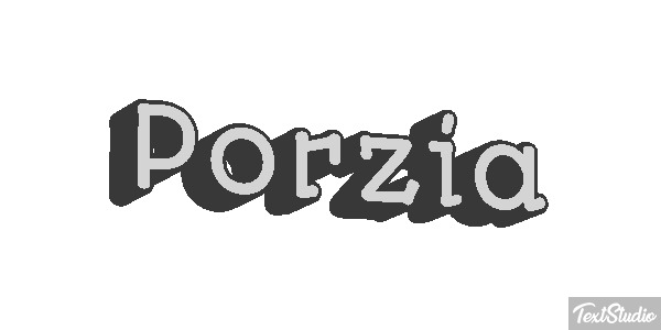 Porzia Текстовый эффект