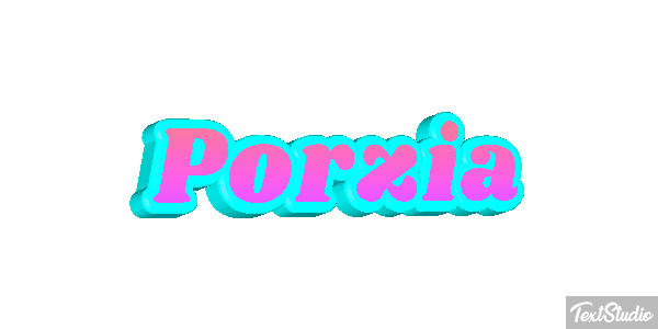 Porzia Текстовый эффект