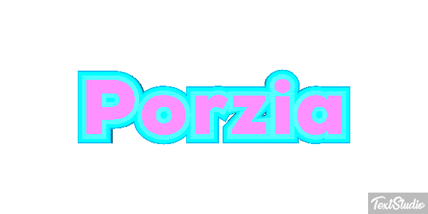 Porzia Текстовый эффект