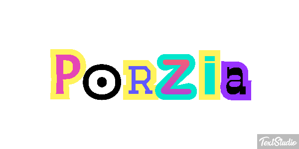 Porzia Текстовый эффект