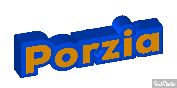 Porzia Текстовый эффект