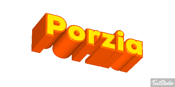 Porzia Текстовый эффект