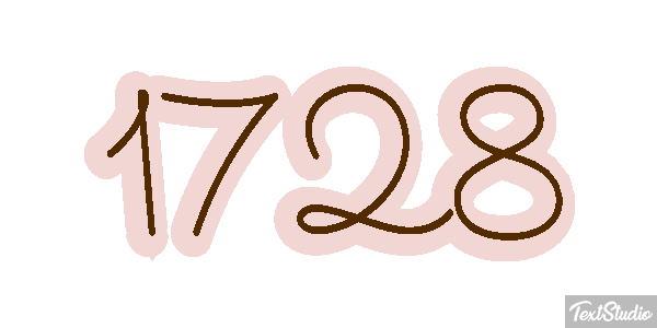 1728 Text effect