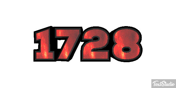 1728 Text effect