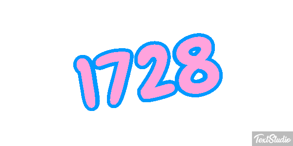 1728 Text effect