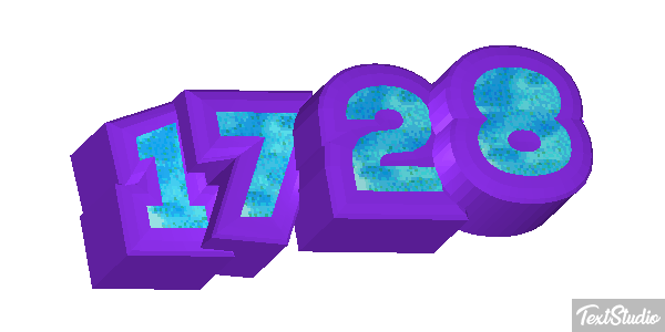 1728 Text effect