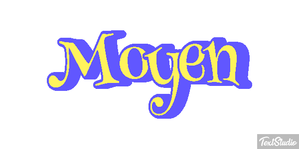 Moyen Effet de texte